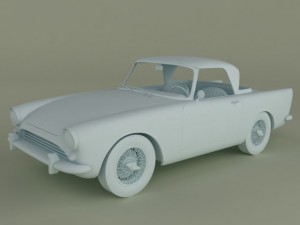 sunbeam alpine series 1 Modelo 3D
