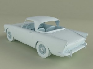 sunbeam alpine series 1 Modelo 3D