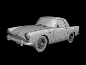 sunbeam alpine series 1 Modelo 3D