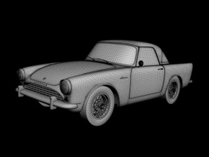 sunbeam alpine series 1 Modelo 3D