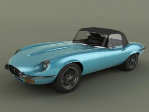 jaguar e-type v12 3D Model