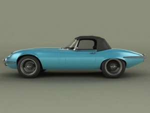 jaguar e type v12 3D Model