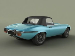 jaguar e type v12 3D Model