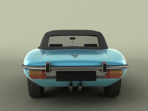 jaguar e type v12 Model 3D