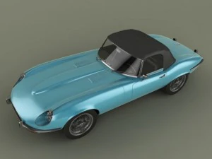 jaguar e type v12 3D Model