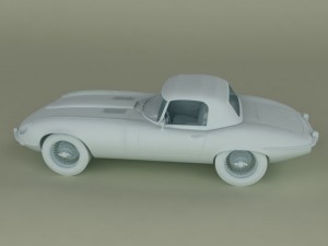 jaguar e type v12 Model 3D