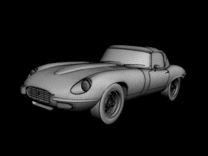 jaguar e type v12 3D Model