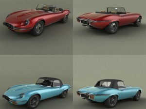 jaguar e type 2 v12 Modelo 3D