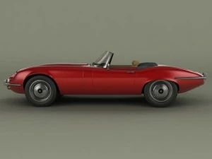 jaguar e type 2 v12 3D Model