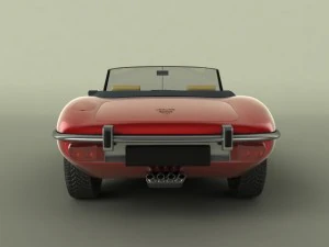jaguar e type 2 v12 3D Model