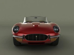 jaguar e type 2 v12 3D Model