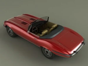 jaguar e type 2 v12 3D Model