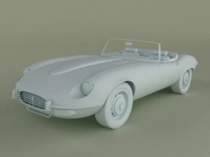 jaguar e type 2 v12 3D Model