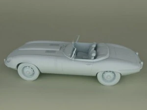 jaguar e type 2 v12 3D Model