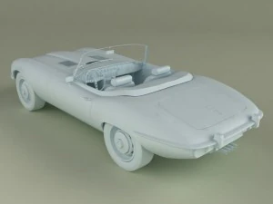 jaguar e type 2 v12 3D Model