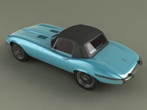 jaguar e type 2 v12 3D Model