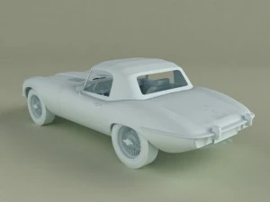 jaguar e type 2 v12 3D Model
