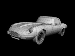 jaguar e type 2 v12 3D Model