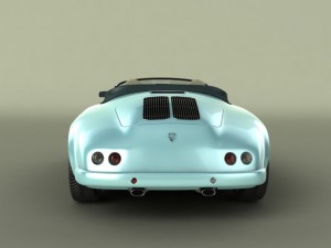 pgo speedster ii  porsche 356 Model 3D