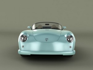 pgo speedster ii  porsche 356 Model 3D
