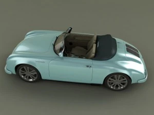 pgo speedster ii  porsche 356 3D Model