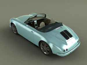 pgo speedster ii  porsche 356 3D Model