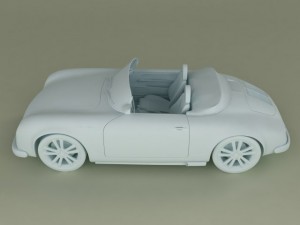 pgo speedster ii  porsche 356 Model 3D