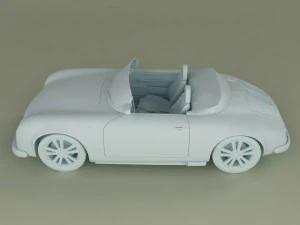 pgo speedster ii  porsche 356 3D Model