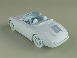 pgo speedster ii  porsche 356 Model 3D