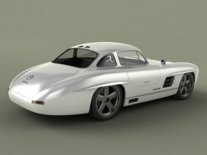 gullwing america  300sl 3D 모델
