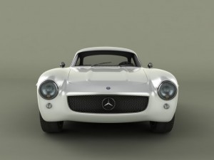gullwing america  300sl 3D 모델