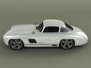 gullwing america  300sl 3D 모델