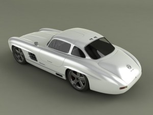 gullwing america  300sl 3D 모델