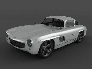 gullwing america  300sl 3D Model