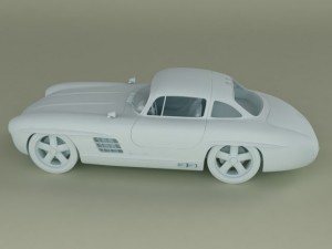 gullwing america  300sl 3D 모델