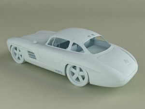 gullwing america  300sl 3D 모델