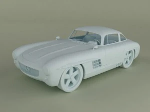 neo classic cars 3D Model