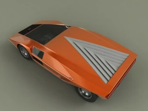 lancia stratos zero concept 3D Model