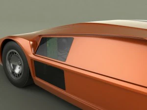 lancia stratos zero concept 3D Model