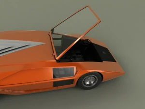 lancia stratos zero concept 3D Model