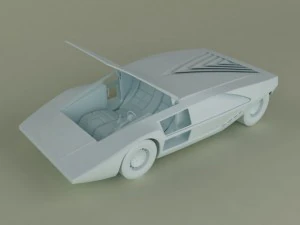 lancia stratos zero concept 3D Model