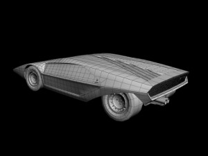 lancia stratos zero concept Modelo 3D