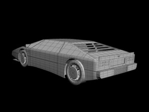 aston martin bulldog concept Model 3D