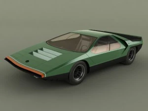 alfa romeo carabo Model 3D