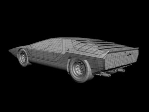 alfa romeo carabo 3D Model