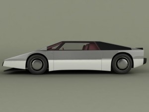 classic concept cars 3D Model
