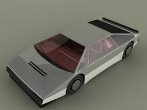 classic concept cars 3D Model