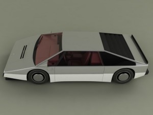 classic concept cars 3D Model