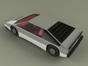 classic concept cars 3D Model