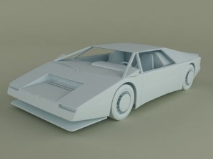 classic concept cars 3D Model
